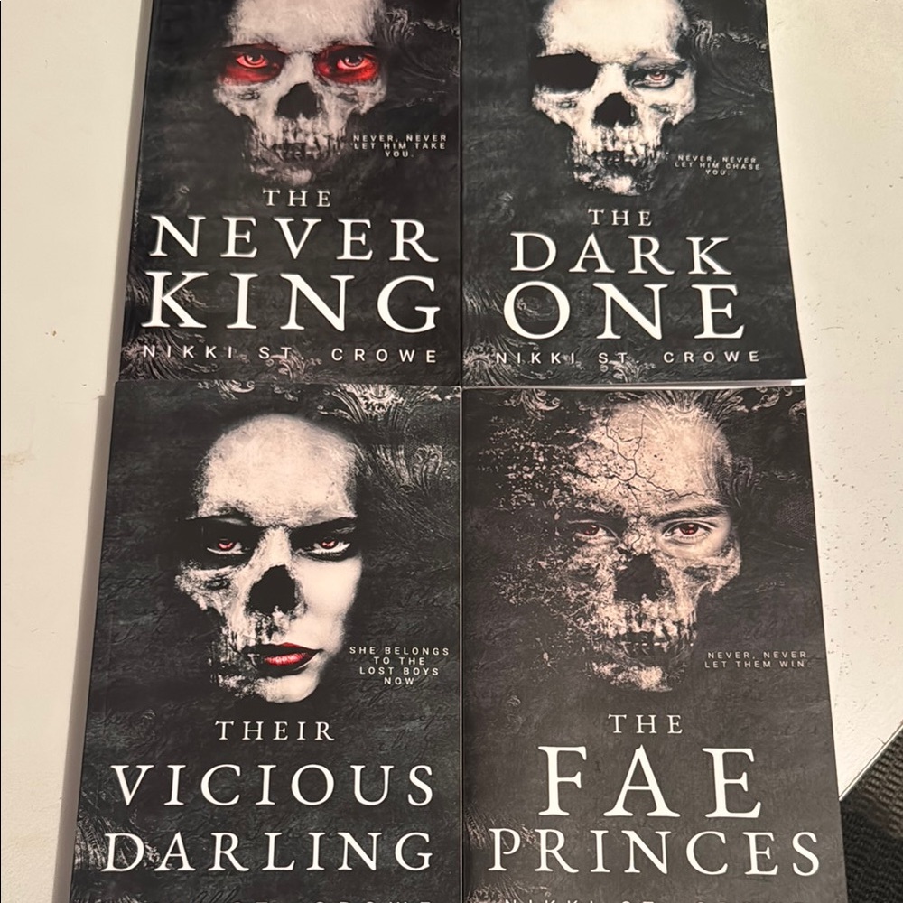 Book Set with Black and White Covers